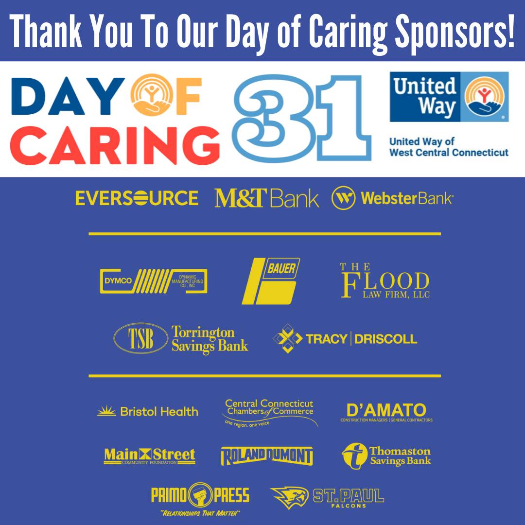 31st Annual Day of Caring sponsors.