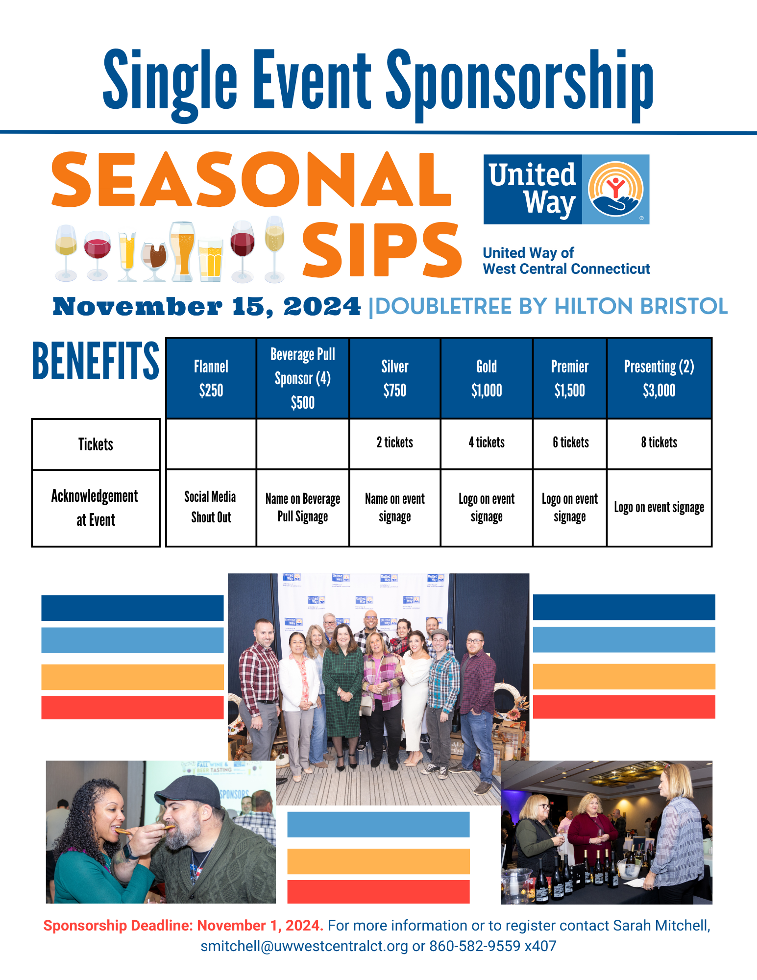 2024 Seasonal Sips Sponsorship Information