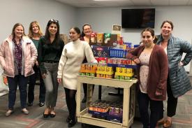 Food donations from Barnes.